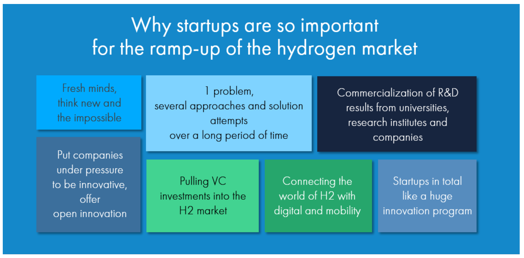 Bedeutung von Startups für den Hochlauf der Wasserstoffwirtschaft